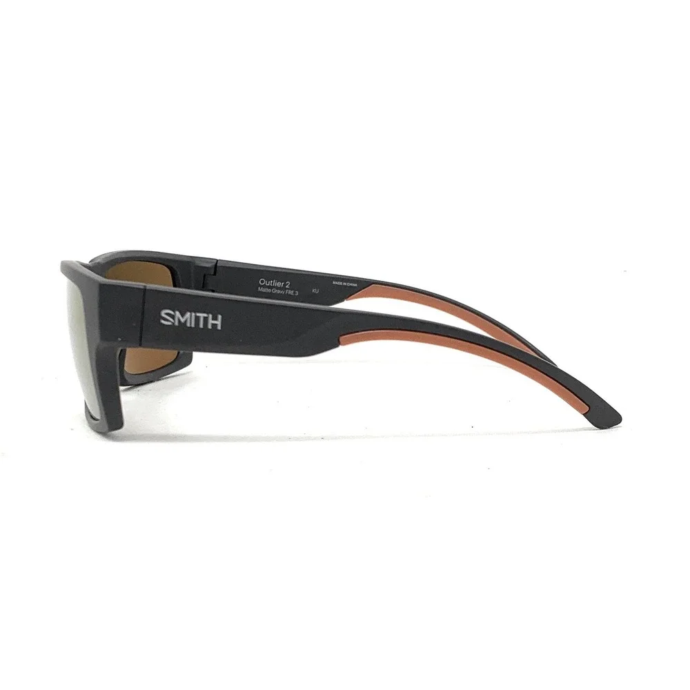 SMITH OPTICS Lowdown XL 2 Matte Gravy Gold Mirror Polarized Sunglasses 60mm